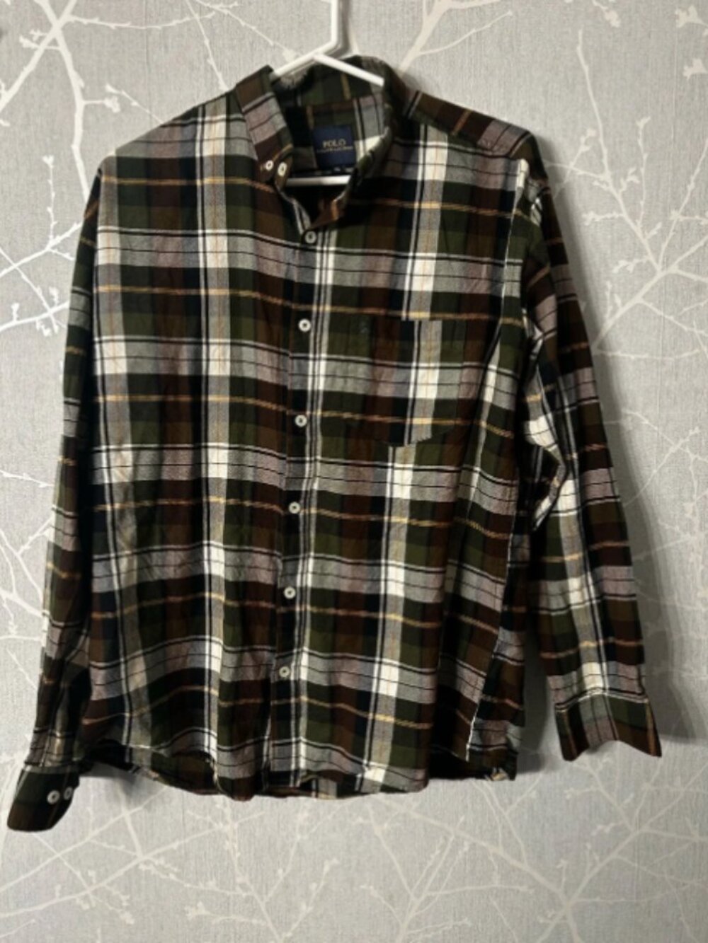 Polo Ralph Lauren Flannel Button up shirt Green